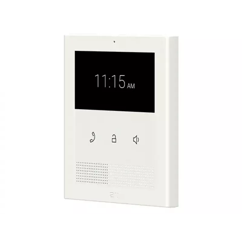 Videovrátnik vnútorná stanica 2N Clip 10,9 cm (4,3 palca) LCD, 480×272, dotykový, biela, Gigabit Ethernet, DC/PoE
