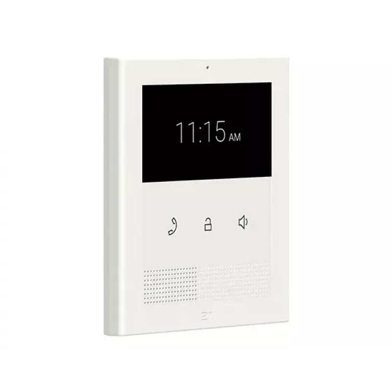 Videovrátnik vnútorná stanica 2N Clip 10,9 cm (4,3 palca) LCD, 480×272, dotykový, biela, Gigabit Ethernet, DC/PoE
