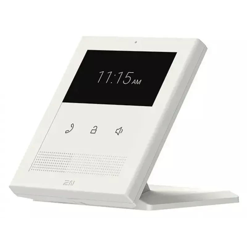 Videovrátnik vnútorná stanica 2N Clip 10,9 cm (4,3 palca) LCD, 480×272, dotykový, biela, Gigabit Ethernet, DC/PoE