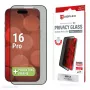 Displex ochranná fólia displeja proti zvedavým pohľadom (10H) pre Apple iPhone 16 Pro, Eco montážny rámik, filter proti zvedavým pohľadom