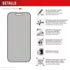 Displex Privacy Screen Protector (10H) pre Apple iPhone 16 Plus, Eco montážny rámik, filter proti zvedavým pohľadom