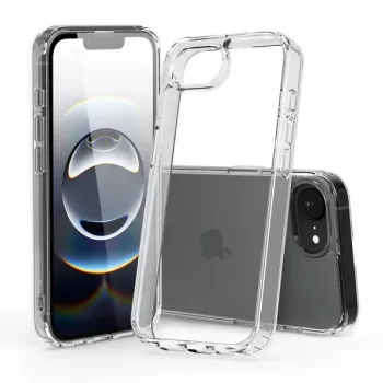 Nevox StyleShell SHOCKFlex 2496 puzdro pre iPhone 16e / SE 2025, 15,5 cm (6,1 palca), priehľadné