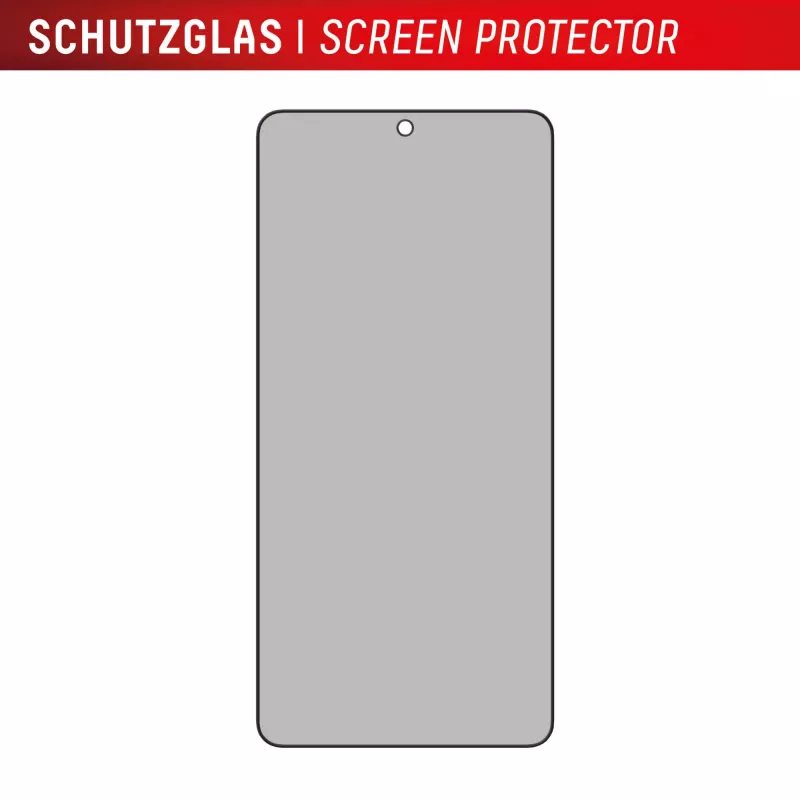 Displex Privacy Screen Protector (10H) pre Samsung Galaxy S25 Edge, Eco montážny rámik, filter proti zvedavým pohľadom
