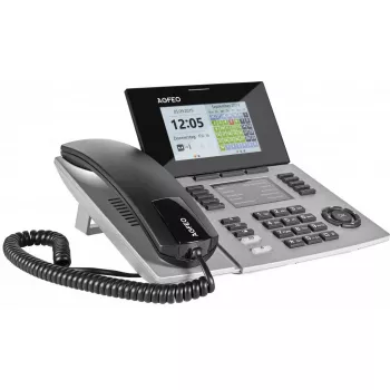 IP telefón AGFEO ST 56 strieborný LCD