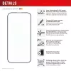 Displex Premium Anti-Reflex Screen Protector (antireflexná plná ochrana, 10H) pre Apple iPhone 16 Pro, Eco montážny rám, plná ochrana
