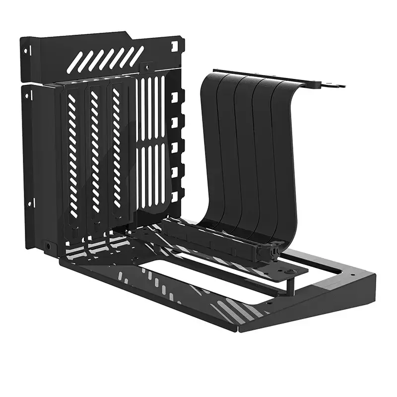 Počítačová skriňa Darkflash DY470 ATX čierna so 4 ventilátormi a držiakom GPU