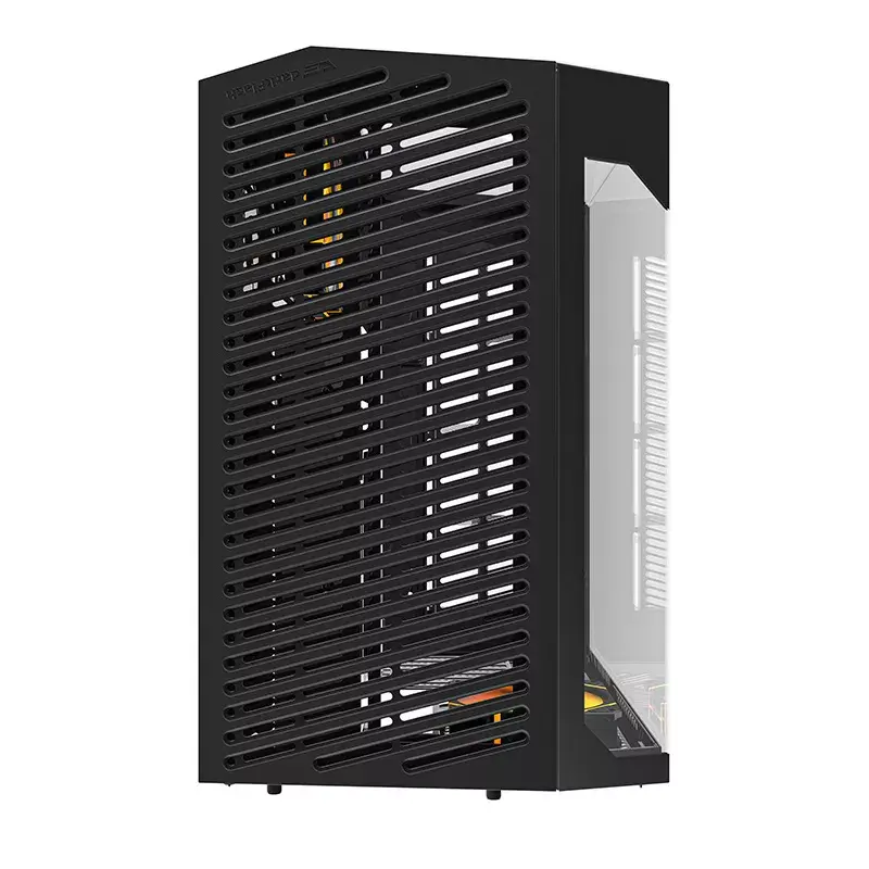 Počítačová skriňa Darkflash DY470 ATX čierna so 4 ventilátormi a držiakom GPU