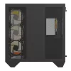 Počítačová skriňa Darkflash DY470 ATX čierna so 4 ventilátormi a držiakom GPU