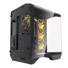 Počítačová skriňa Darkflash DY470 ATX čierna so 4 ventilátormi a držiakom GPU