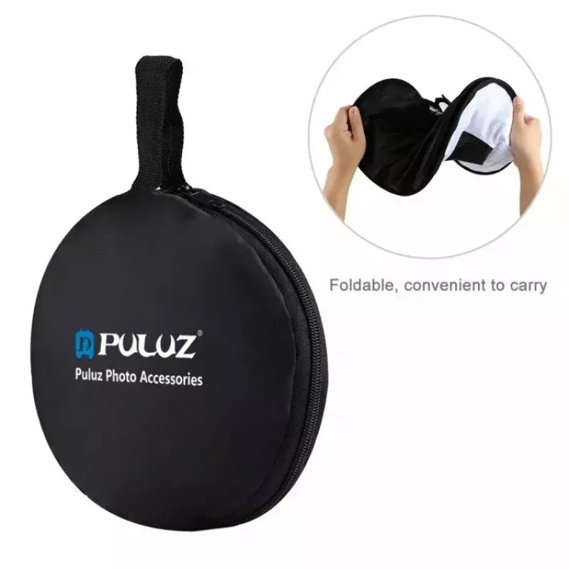 Softbox difúzor Puluz PU5145 45 cm okrúhly ľahký pre fotografické osvetlenie
