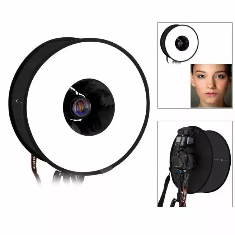 Softbox difúzor Puluz PU5145 45 cm okrúhly ľahký pre fotografické osvetlenie