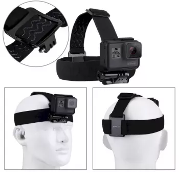 Adaptér držiaka pre akčné kamery Puluz univerzálny hlavový držiak pre GoPro HERO9 kompatibilné rámy a puzdrá