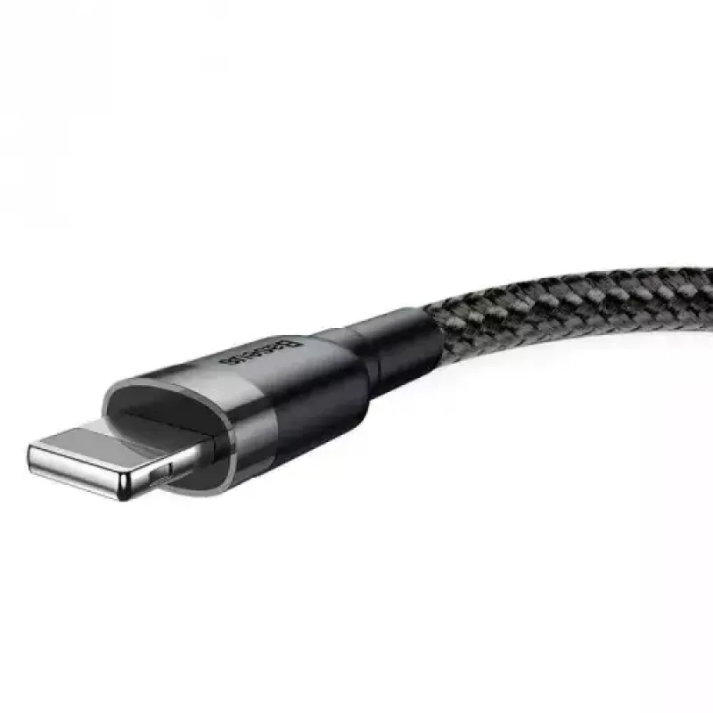 Baseus Cafule CALKLF-AG1 kábel USB-A na Lightning, 2,4 A, 0,5 m, čierny/sivý