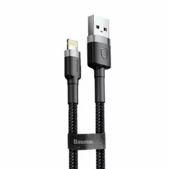 Baseus CALKLF-AG1 nylonový dátový & nabíjací kábel USB-C QC3.0 2.4A na Lightning 0,5 m čierny, sivý