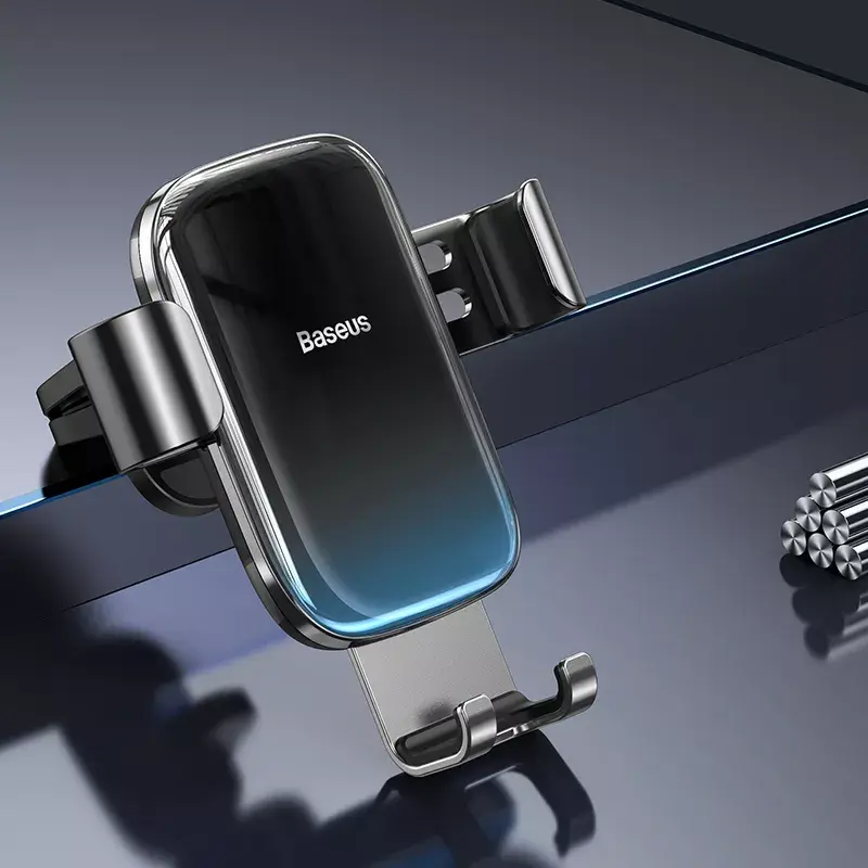 Pasívny držiak Baseus Glaze Gravity pre mobilný telefón čierny