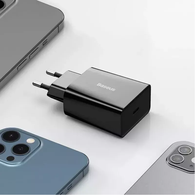 Nabíjačka Baseus Speed Mini smartfón čierna
