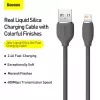 USB 2.0 dátový kábel Baseus Jelly Lightning na USB-A 1,2 m, čierny