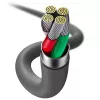 USB 2.0 dátový kábel Baseus Jelly Lightning na USB-A 1,2 m, čierny