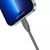 USB 2.0 dátový kábel Baseus Jelly Lightning na USB-A 1,2 m, čierny