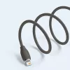 USB 2.0 dátový kábel Baseus Jelly Lightning na USB-A 1,2 m, čierny