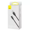 USB 2.0 dátový kábel Baseus Jelly Lightning na USB-A 1,2 m, čierny