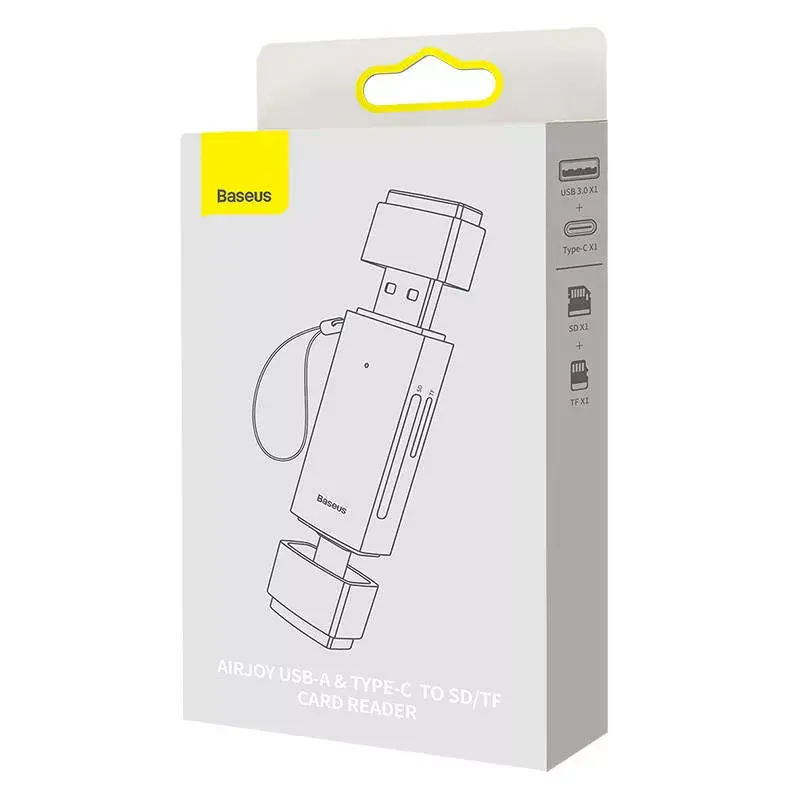 Čítačka kariet Baseus čítačka pamäťových kariet Lite Series WKQX060113 podpora USB a USB-C