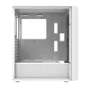 Počítačová skriňa Darkflash DK351, biela, so 4 RGB ventilátormi