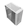 Počítačová skriňa Darkflash DK351, biela, so 4 RGB ventilátormi