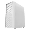 Počítačová skriňa Darkflash DK351, biela, so 4 RGB ventilátormi