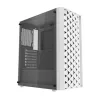 Počítačová skriňa Darkflash DK351, biela, so 4 RGB ventilátormi