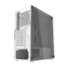 Počítačová skriňa Darkflash DK351, biela, so 4 RGB ventilátormi
