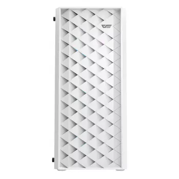 Počítačová skriňa Darkflash DK351 WHITE Midi Tower, Micro ATX/ATX/ITX, temperované sklo, biela, 200×390×450 mm