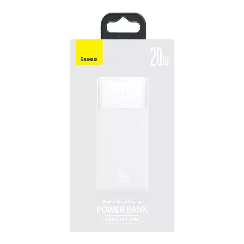 Powerbank Baseus Bipow 10000mAh, 20W (biela)