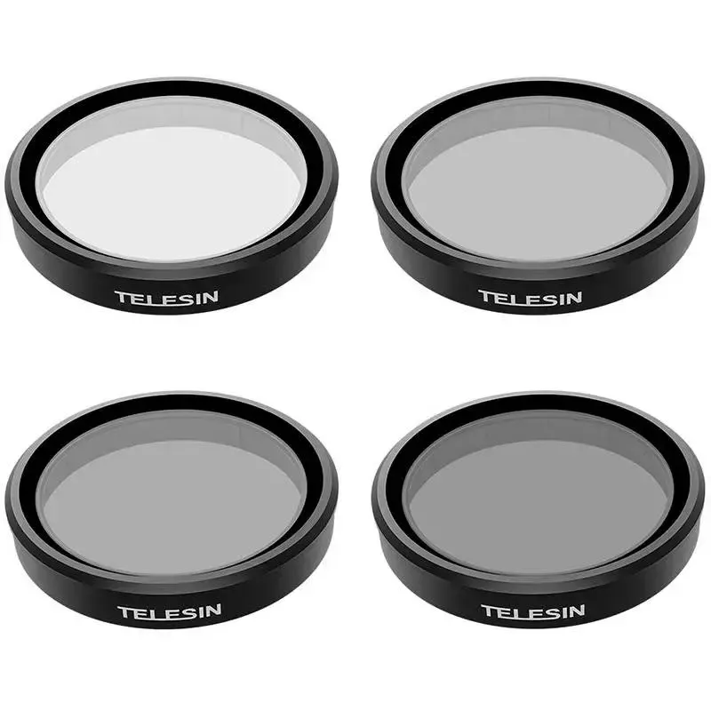 Telesin sada filtrov pre DJI Osmo Action 3/4/5 – CPL, ND8, ND16, ND32 (sada 4 ks)