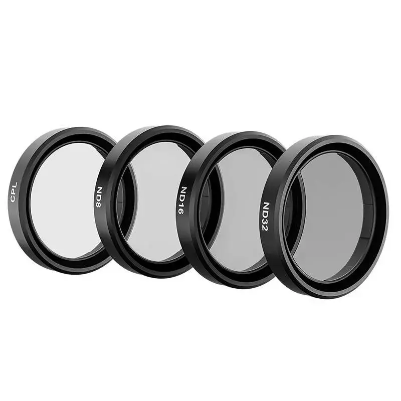 Telesin sada filtrov pre DJI Osmo Action 3/4/5 – CPL, ND8, ND16, ND32 (sada 4 ks)