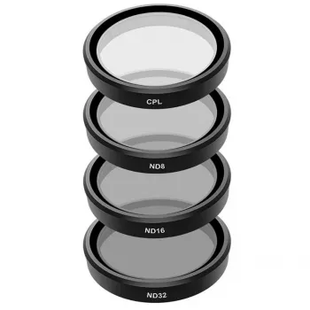 Telesin sada filtrov pre DJI Osmo Action 3/4/5 – CPL, ND8, ND16, ND32 (sada 4 ks)