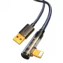 Kábel USB-A na Lightning zahnutý Joyroom S-UL012A6 1,2 m, čierny