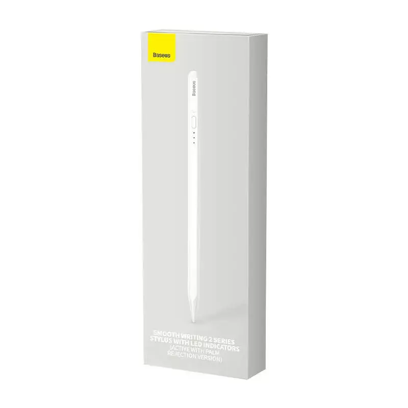 Stylus Baseus SXBC060402 Active s LED indikátormi — biely