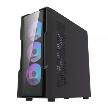 Počítačová skriňa Darkflash DK431 Glass, ATX, čierna