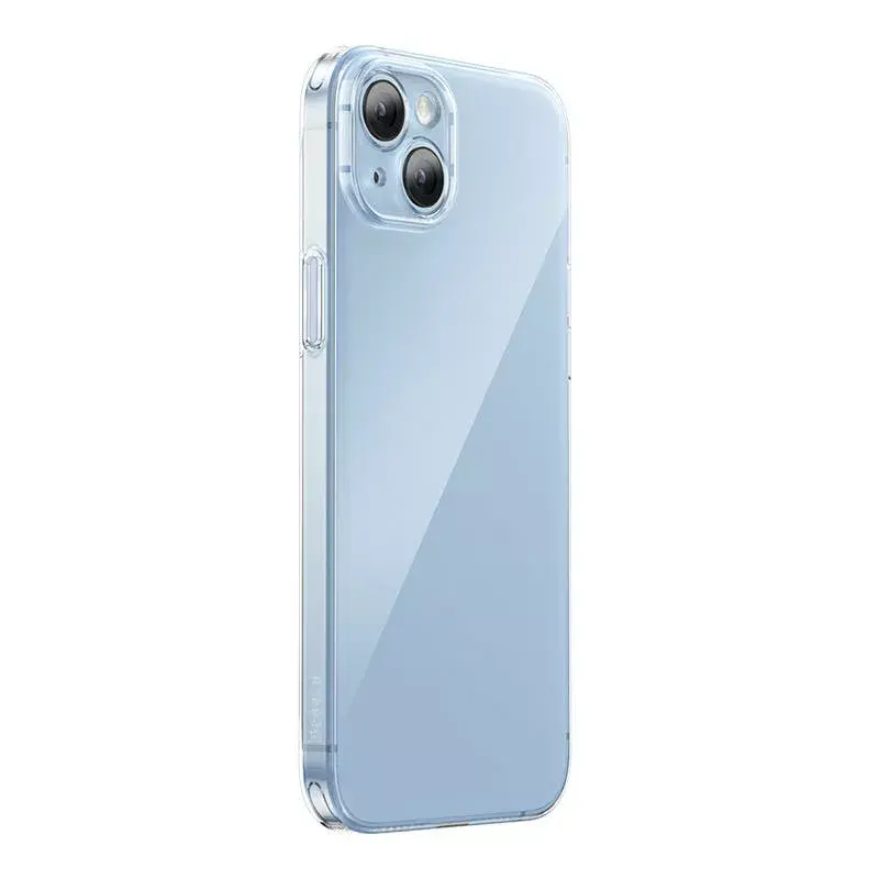 Ochranné puzdro priehľadné s tvrdeným sklom od Baseus pre iPhone 14 Plus (P60112202201-02)