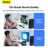 Baseus BA07 Mini Bluetooth adaptér pre PC, USB 5.3 bezdrôtový Bluetooth dongle prijímač - čierny