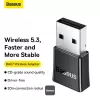Baseus BA07 Mini Bluetooth adaptér pre PC, USB 5.3 bezdrôtový Bluetooth dongle prijímač - čierny