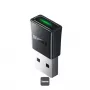 Baseus BA07 Mini Bluetooth adaptér pre PC, USB 5.3 bezdrôtový Bluetooth dongle prijímač - čierny