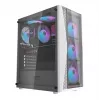 Počítačová skriňa Darkflash DK352 Plus ATX čierna a biela
