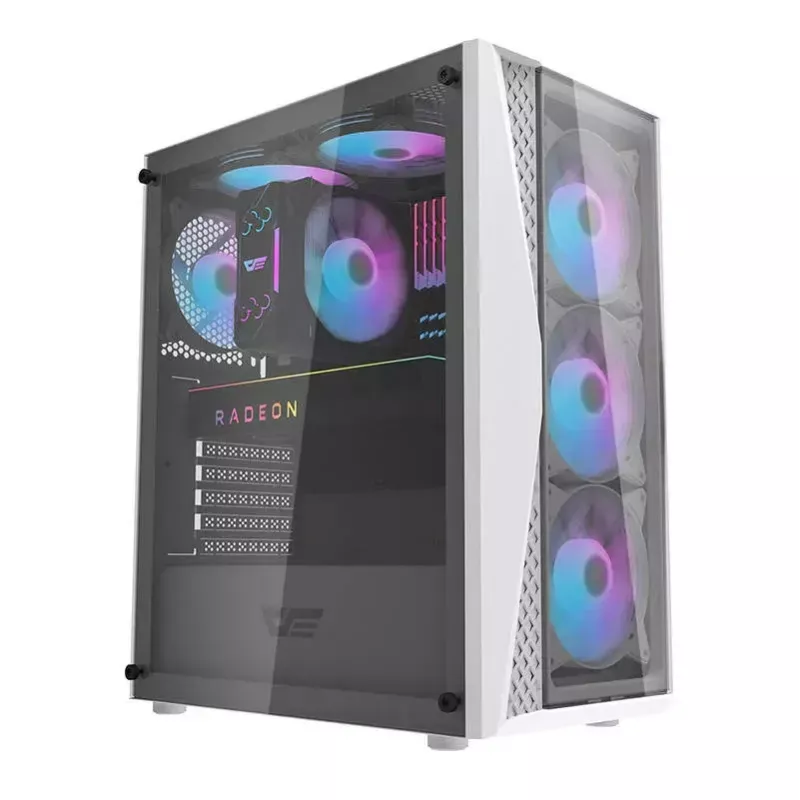 Počítačová skriňa Darkflash DK352 Plus ATX čierna a biela