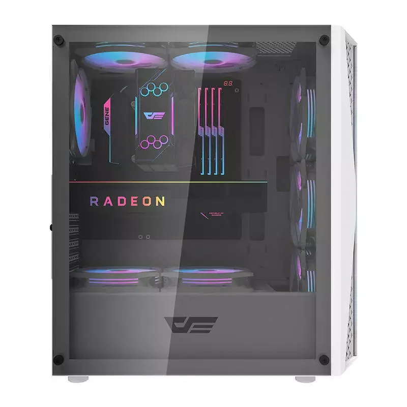 Počítačová skriňa Darkflash DK352 Plus ATX čierna a biela