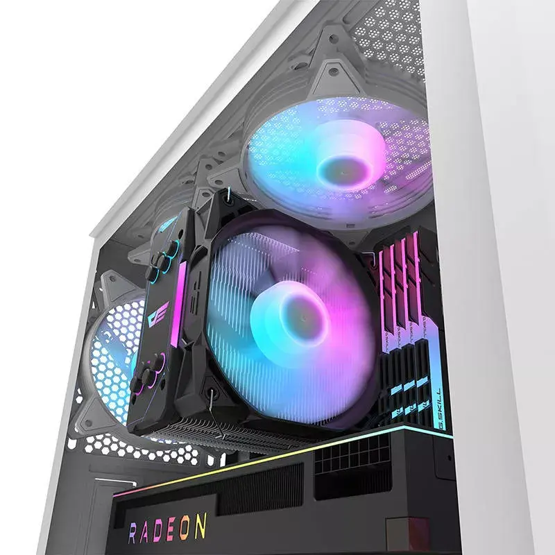 Počítačová skriňa Darkflash DK352 Plus ATX čierna a biela