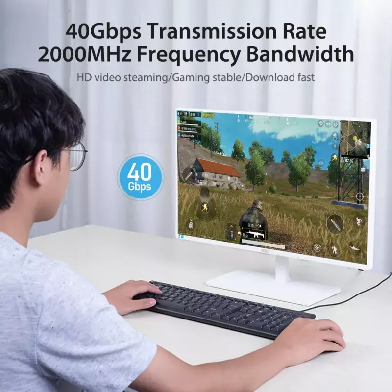 Sieťový kábel Vention Cat.8 S/FTP RJ-45 na RJ-45 3 m, 40GbE, 2000 MHz, čierny