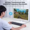 Sieťový kábel Vention Cat.8 SFTP patch kábel RJ-45 8m čierny