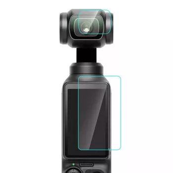 Tvrdené ochranné sklo na objektív a displej Puluz pre DJI OSMO Pocket 3 PU950T